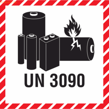 4260748860090 - Versandetikett Batterie DR688S-(3090) 100x100mm 1000St 4260748860090 1000 Stück 4260748860090 - Versandetikett Batterie DR688S-(3090) 100x100mm 1000St 4260748860090 1000 Stück