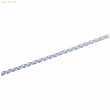 GBC Plastikbinderücken 12mm 21 Ringe weiß VE=100 Stück