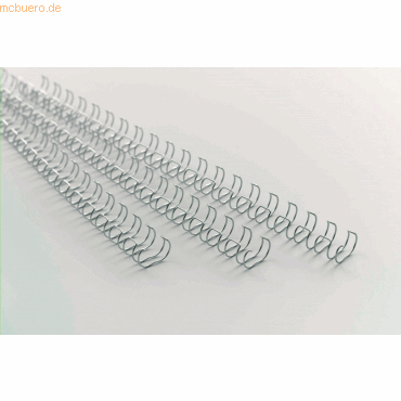 0013465161438 - Drahtbinderücken WireBind21 Multifunctional IB161438 silber US-Teilung 21 Ringe auf A4 14mm 0013465161438 IB161438 100 Stück