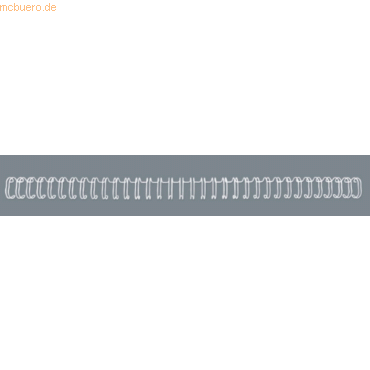 0013465165382 - Drahtbinderücken 21 Ringe 12mm VE=100 Stück weiß