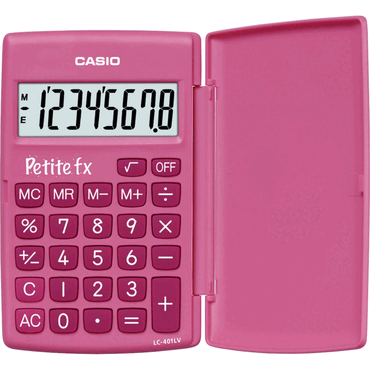 4549526612329 - Taschenrechner Petite FX Batterie LCD-Display pink 1-zeilig 8-stellig 4549526612329 Casio 4549526612329 - Taschenrechner Petite FX Batterie LCD-Display pink 1-zeilig 8-stellig 4549526612329 Casio