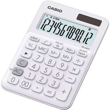 4549526612794 - MS-20UC-WE Tisch- und Taschenrechner MS-20UC-WE weiß MS-20UC-WE 4549526612794