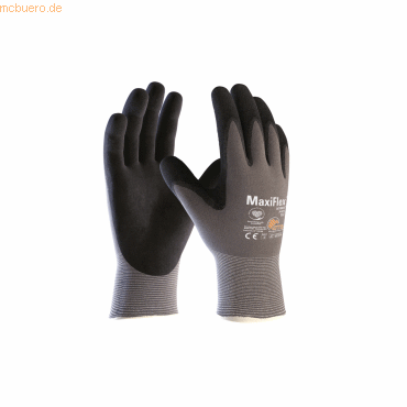 4792249874103 - Mechanikschutzhandschuhe MaxiFlex Ultimate Nitril-Mikroschaum schwarz grau Größe 10 XL 4792249874103 ATG 4792249874103 - Mechanikschutzhandschuhe MaxiFlex Ultimate Nitril-Mikroschaum schwarz grau Größe 10 XL 4792249874103 ATG