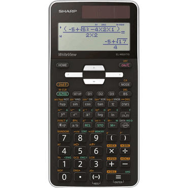 4974019887821 - SH-ELW531TG Taschenrechner Tasche Display-Rechner Schwarz - Weiß (ELW531TG-WH)