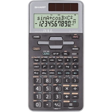 4974019917122 - Schulrechner 2-zeilig schwarzgrau 4974019917122 SHARP SH-EL520TG 4974019917122 - Schulrechner 2-zeilig schwarzgrau 4974019917122 SHARP SH-EL520TG