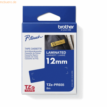4977766783620 - P-touch Schriftbandkassette TZEPR935 12mmx8m sw auf silber 4977766783620 Kyocera