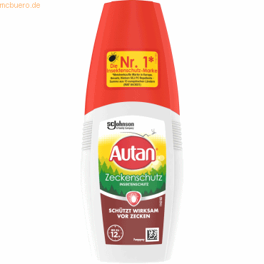 5000204253009 - Autan Insektenspray Zeckenschutz 338871 5000204253009 Professional GmbH 100 Milliliter 5000204253009 - Autan Insektenspray Zeckenschutz 338871 5000204253009 Professional GmbH 100 Milliliter