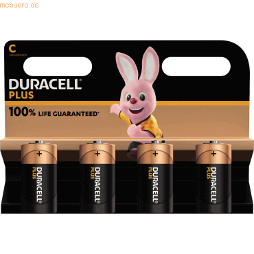 5000394141865 - Batterien Plus-ExtraLife Alkaline - Baby LR14 C 15 V 5000394141865 DURACELL 4 Stück 5000394141865 - Batterien Plus-ExtraLife Alkaline - Baby LR14 C 15 V 5000394141865 DURACELL 4 Stück