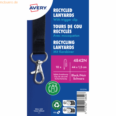 5014702138546 - Lanyard 4842N 15x440mm sw 10St 5014702138546 10 Stück 5014702138546 - Lanyard 4842N 15x440mm sw 10St 5014702138546 10 Stück