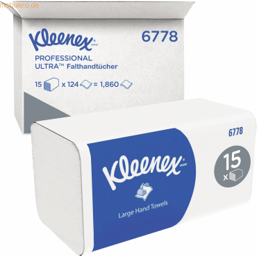 Kleenex Papierhandtuch Ultra 6778 Interfold 2-lagig 31,5x21,5cm 15x124