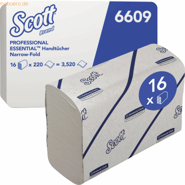 5027375052484 - Scott Papierhandtuch Essential 6609 2lg ws 16x220Bl 5027375052484 6609 3520 Blatt