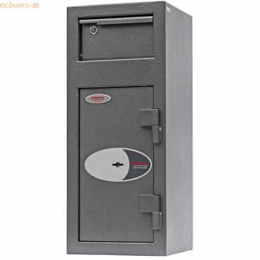 5032548000742 - Einwurftresor SS0992KD Cashier Day Deposit 19 l 17kg graphitgrau metallic mit Doppelbartschloss Stahl 5032548000742 Phoenix Safe 5032548000742 - Einwurftresor SS0992KD Cashier Day Deposit 19 l 17kg graphitgrau metallic mit Doppelbartschloss Stahl 5032548000742 Phoenix Safe