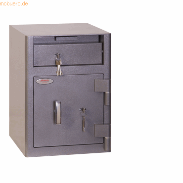 5032548003118 - Tresor SS0996K Cashier Deposit 47 l 54kg graphitgrau mit Schlüsselschloss Stahl 5032548003118 Phoenix Safe 5032548003118 - Tresor SS0996K Cashier Deposit 47 l 54kg graphitgrau mit Schlüsselschloss Stahl 5032548003118 Phoenix Safe