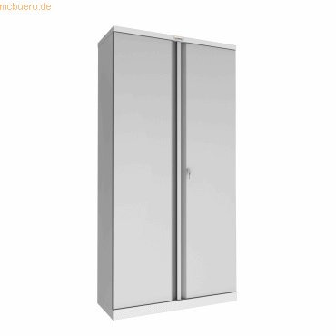 5032548007260 - SCL1891GGK Stahlschrank Groß grau grau m Schlüssel-Schloss (B x H x T) 915 x 1830 x 370 mm N A