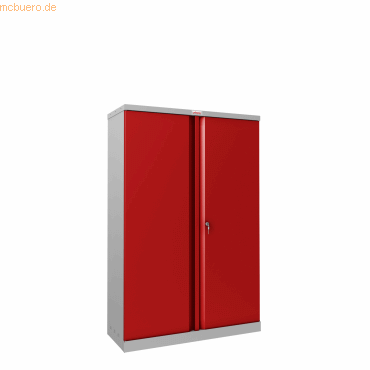 5032548007314 - SCL1491GRK Stahlschrank Mittel grau rot m Schlüssel-Schloss (B x H x T) 915 x 1400 x 370 mm mit Schlüsselschloss 5032548007314 - SCL1491GRK Stahlschrank Mittel grau rot m Schlüssel-Schloss (B x H x T) 915 x 1400 x 370 mm mit Schlüsselschloss