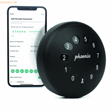 5032548010468 - Schlüsseltresor Palm KS0211E motorisiertes Schlüsselschloss Steuerung per App Bluetooth Wasser- Staubfest IP65 schwarz 5032548010468 - Schlüsseltresor Palm KS0211E motorisiertes Schlüsselschloss Steuerung per App Bluetooth Wasser- Staubfest IP65 schwarz