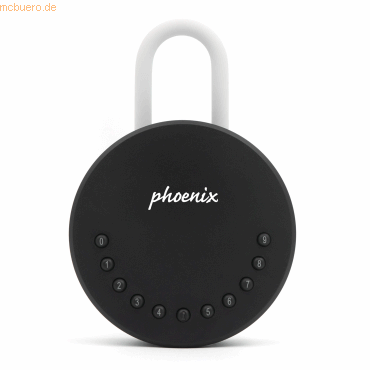 5032548010505 - Smile Schlüsselkasten schwarz mit 2 Haken Elektronikschloss 5032548010505 Phoenix Safe 5032548010505 - Smile Schlüsselkasten schwarz mit 2 Haken Elektronikschloss 5032548010505 Phoenix Safe