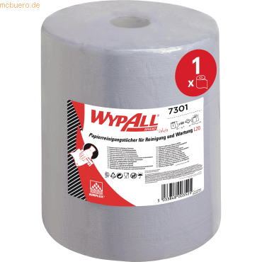 5033848003525 - Kimberly-clark Gmbh - Wischtuch wypall L20 7301 L385xB325camm blau 2-lagig 500 Tü Rl 5033848003525 - Kimberly-clark Gmbh - Wischtuch wypall L20 7301 L385xB325camm blau 2-lagig 500 Tü Rl