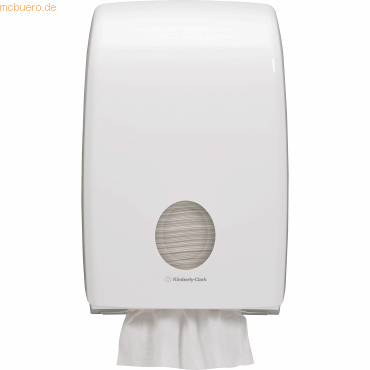 5033848032433 - Kimberly-Clark® Aquarius Handtuchspender 6945 Sichtfenster Einzelblattentnahme B 265 x T 136 x H 399 mm weiß 5033848032433 - Kimberly-Clark® Aquarius Handtuchspender 6945 Sichtfenster Einzelblattentnahme B 265 x T 136 x H 399 mm weiß