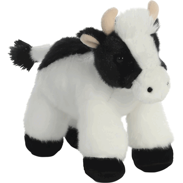 5034566127661 - HERMA Mini Flopsies Mini Moo Cow 20cm