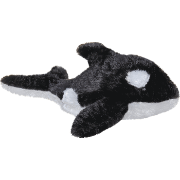 5034566166349 - HERMA Mini Flopsies Orca Whale 20cm