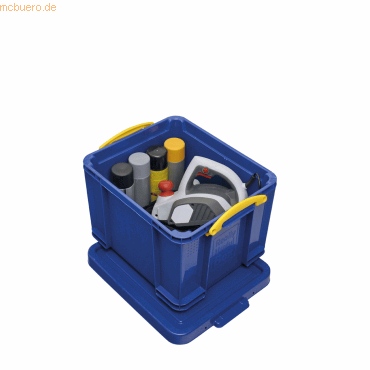 5060024801156 - Aufbewahrungsbox 35B 35 Liter mit Deckel für A4 Ordner Hängemappen außen 480x390x310mm Kunststoff blau 5060024801156 Really 5060024801156 - Aufbewahrungsbox 35B 35 Liter mit Deckel für A4 Ordner Hängemappen außen 480x390x310mm Kunststoff blau 5060024801156 Really