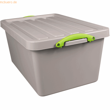 5060231634516 - Aufbewahrungsbox Recycling 61RDG 61 Liter mit Deckel außen 680x440x310mm Polypropylen 100 % recycelt taubengrau 506023163451 5060231634516 - Aufbewahrungsbox Recycling 61RDG 61 Liter mit Deckel außen 680x440x310mm Polypropylen 100 % recycelt taubengrau 506023163451
