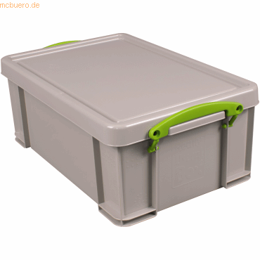 5060456657871 - Aufbewahrungsbox Recycling 9RDG 9 Liter mit Deckel für A5 außen 395x255x155mm Kunststoff taubengrau 5060456657871 Really Use 5060456657871 - Aufbewahrungsbox Recycling 9RDG 9 Liter mit Deckel für A5 außen 395x255x155mm Kunststoff taubengrau 5060456657871 Really Use