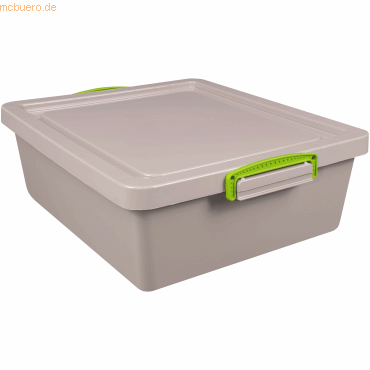 5060980790068 - Aufbewahrungsbox Recycling Economie 105-NST-RDG 105 Liter mit Deckel außen 460x383x113mm Polypropylen 100 % recycelt taube 5060980790068 - Aufbewahrungsbox Recycling Economie 105-NST-RDG 105 Liter mit Deckel außen 460x383x113mm Polypropylen 100 % recycelt taube