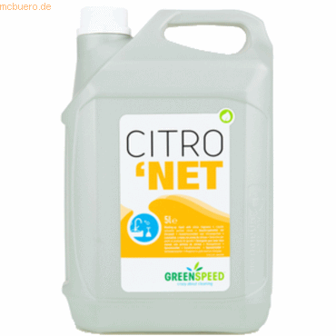 5407003310290 - GREENSPEED Spülmittel 4003337 Citronet 5l 5407003310290 BV 5 Liter 5407003310290 - GREENSPEED Spülmittel 4003337 Citronet 5l 5407003310290 BV 5 Liter