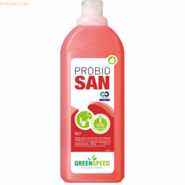 5407003312171 - Sanitärreiniger PROBIO SAN flüssig Flasche 5407003312171 Greenspeed 5407003312171 - Sanitärreiniger PROBIO SAN flüssig Flasche 5407003312171 Greenspeed