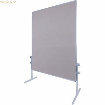 5603750122081 - Moderationstafel MOD15031661 120x150cm Filz + Filz (beidseitig) pinnbar grau + grau 5603750122081 - Moderationstafel MOD15031661 120x150cm Filz + Filz (beidseitig) pinnbar grau + grau
