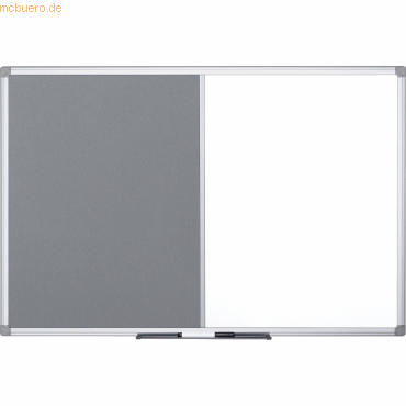 5603750263289 - Kombitafel MAYA KOMBI XA0328170 90x45cm Filz + Metall (geteilt) Aluminiumrahmen grau + weiß 5603750263289 Bi-Office 5603750263289 - Kombitafel MAYA KOMBI XA0328170 90x45cm Filz + Metall (geteilt) Aluminiumrahmen grau + weiß 5603750263289 Bi-Office