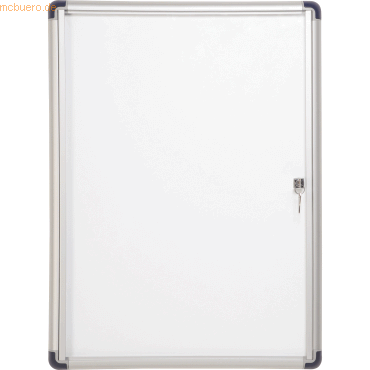 5603750521884 - Enclore Indoor Budget Abschließbarer Schaukasten Magnetisch 3 x A4 735 (B) x 357 (H) cm Weiß 5603750521884 - Enclore Indoor Budget Abschließbarer Schaukasten Magnetisch 3 x A4 735 (B) x 357 (H) cm Weiß