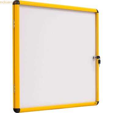 5603750525127 - Innenvitrine mit weißer magnetischer Oberfläche gelber Rahmen 720 x 674 mm (6xA4) 5603750525127 - Innenvitrine mit weißer magnetischer Oberfläche gelber Rahmen 720 x 674 mm (6xA4)