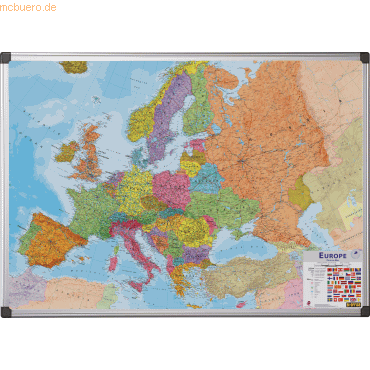 5603750844020 - Magnettafel MAP0100402 Europakarte 120x90cm 5603750844020 - Magnettafel MAP0100402 Europakarte 120x90cm