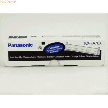 Panasonic Toner Panasonic KX-FA76X KXFL501 schwarz