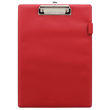 5705831012981 - Klemmbrett KF01298 A4 rot Karton mit PVC-Überzug inkl Aufhängeöse  5705831012981 Q-CONNECT KF01298
