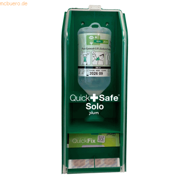 5715205009004 - - Augenspülstation QuickSafe Solo 05 l + Pflasterrefill B140 mm Haltbarkeit 3 Jahre(ungeöffnete Flasche) 5715205009004 - - Augenspülstation QuickSafe Solo 05 l + Pflasterrefill B140 mm Haltbarkeit 3 Jahre(ungeöffnete Flasche)