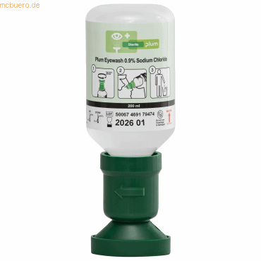 5715205469129 - - Augenspülflasche 200 ml 3 Jahre (ungeöffnete Flasche) din EN15154-4 5715205469129 - - Augenspülflasche 200 ml 3 Jahre (ungeöffnete Flasche) din EN15154-4
