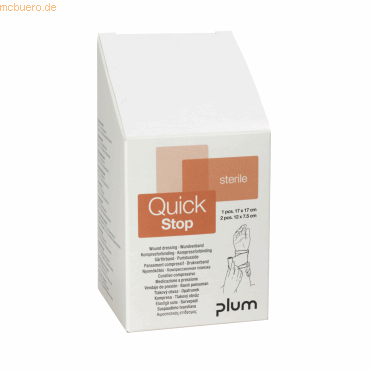 5715205515222 - Plum A S PLUM Wundverband QuickStop 5152 sort 5715205515222 Plum A S 3 Stück 5715205515222 - Plum A S PLUM Wundverband QuickStop 5152 sort 5715205515222 Plum A S 3 Stück
