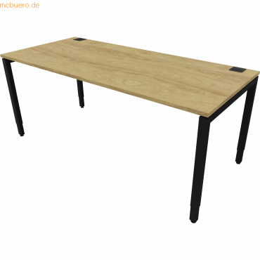 5900978594905 - Schreibtisch 810074970 Rohr in Rohr-System 65-130cm (H) 180x80cm (BxT) rechteckig hickory schwarz 5900978594905 Nowy Styl 5900978594905 - Schreibtisch 810074970 Rohr in Rohr-System 65-130cm (H) 180x80cm (BxT) rechteckig hickory schwarz 5900978594905 Nowy Styl
