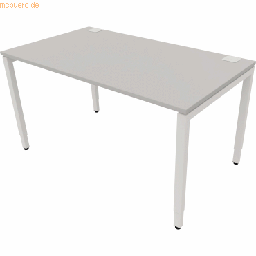 5900978595018 - Schreibtisch 810074494 Rohr in Rohr-System 65-130cm (H) 140x80cm (BxT) rechteckig platinum weiß 5900978595018 Nowy Styl 5900978595018 - Schreibtisch 810074494 Rohr in Rohr-System 65-130cm (H) 140x80cm (BxT) rechteckig platinum weiß 5900978595018 Nowy Styl