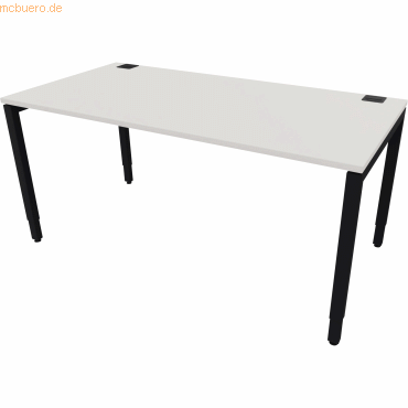 5900978645690 - Schreibtisch 810074701 Rohr in Rohr-System 65-130cm (H) 160x80cm (BxT) rechteckig weiß schwarz 5900978645690 Nowy Styl 5900978645690 - Schreibtisch 810074701 Rohr in Rohr-System 65-130cm (H) 160x80cm (BxT) rechteckig weiß schwarz 5900978645690 Nowy Styl