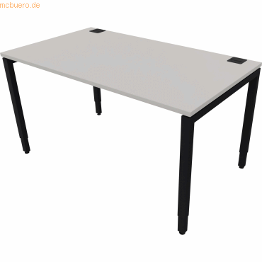 5900978841368 - Schreibtisch 810074594 Rohr in Rohr-System 65-130cm (H) 140x80cm (BxT) rechteckig platinum schwarz 5900978841368 Nowy Sty 5900978841368 - Schreibtisch 810074594 Rohr in Rohr-System 65-130cm (H) 140x80cm (BxT) rechteckig platinum schwarz 5900978841368 Nowy Sty
