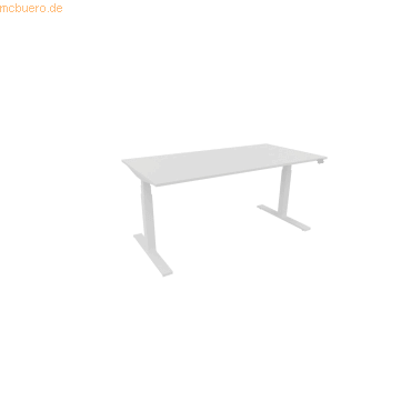 5901747153972 - Schreibtisch eModel 30 810073201 elektrisch höhenverstellbar 65-131cm (H) 160x80cm (BxT) rechteckig weiß weiß 5901747153 5901747153972 - Schreibtisch eModel 30 810073201 elektrisch höhenverstellbar 65-131cm (H) 160x80cm (BxT) rechteckig weiß weiß 5901747153
