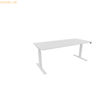 5901747154054 - Schreibtisch eModel 30 810073401 elektrisch höhenverstellbar 65-131cm (H) 180x80cm (BxT) rechteckig weiß weiß 5901747154 5901747154054 - Schreibtisch eModel 30 810073401 elektrisch höhenverstellbar 65-131cm (H) 180x80cm (BxT) rechteckig weiß weiß 5901747154