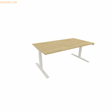 5901747154108 - Schreibtisch eModel 30 810073671 elektrisch höhenverstellbar 65-131cm (H) 180x100cm (BxT) rechteckig hamilton oak weiß 5 5901747154108 - Schreibtisch eModel 30 810073671 elektrisch höhenverstellbar 65-131cm (H) 180x100cm (BxT) rechteckig hamilton oak weiß 5