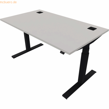 5901747154351 - Schreibtisch eModel 20 810075494 höhenverstellbar 140x80cm (BxT) rechteckig platinum jet schwarz 5901747154351 Nowy Styl 5901747154351 - Schreibtisch eModel 20 810075494 höhenverstellbar 140x80cm (BxT) rechteckig platinum jet schwarz 5901747154351 Nowy Styl