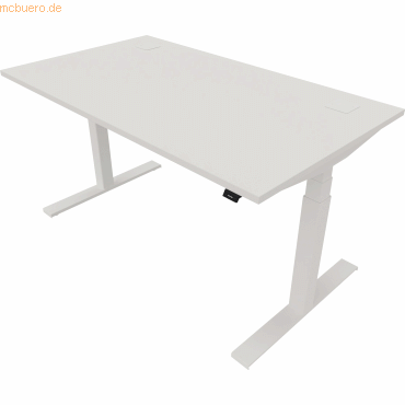 5901747154405 - Schreibtisch eModel 20 810075301 elektrisch höhenverstellbar 65-130cm (H) 140x80cm (BxT) rechteckig weiß weiß 5901747154 5901747154405 - Schreibtisch eModel 20 810075301 elektrisch höhenverstellbar 65-130cm (H) 140x80cm (BxT) rechteckig weiß weiß 5901747154
